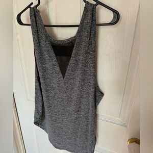 Gray Sleeveless Women's Athletic Top